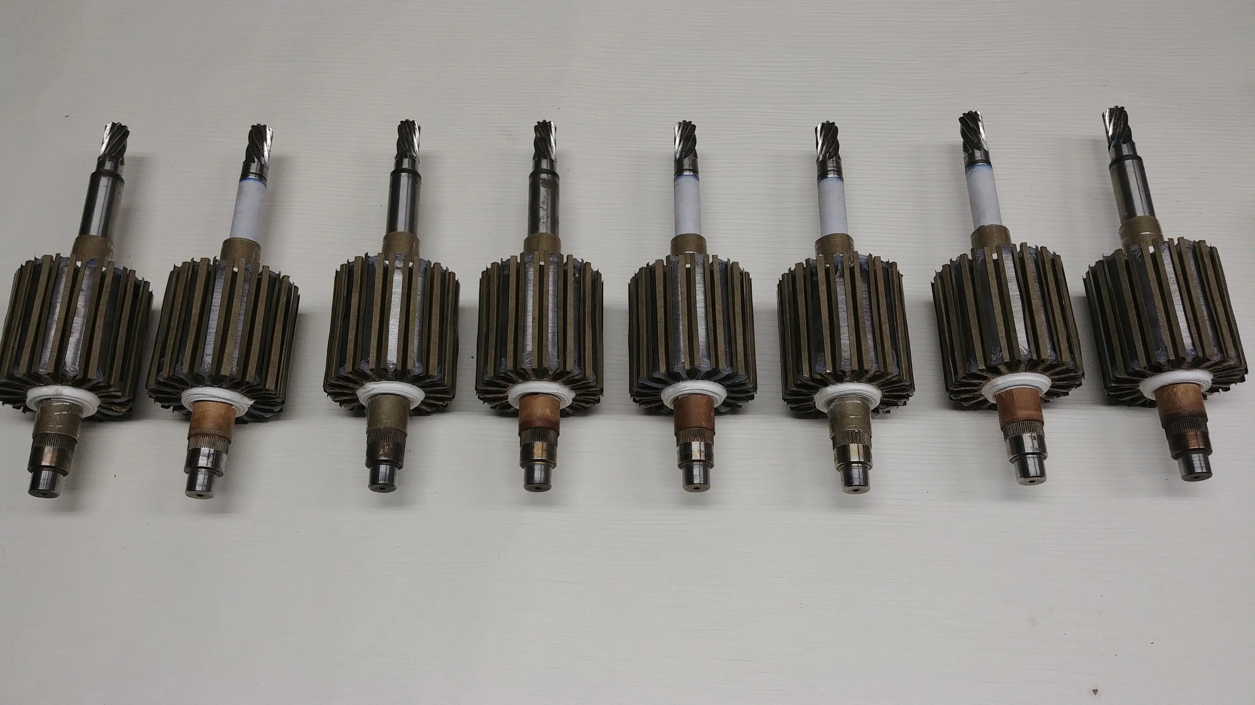 wirniki przygotowane do nawijania