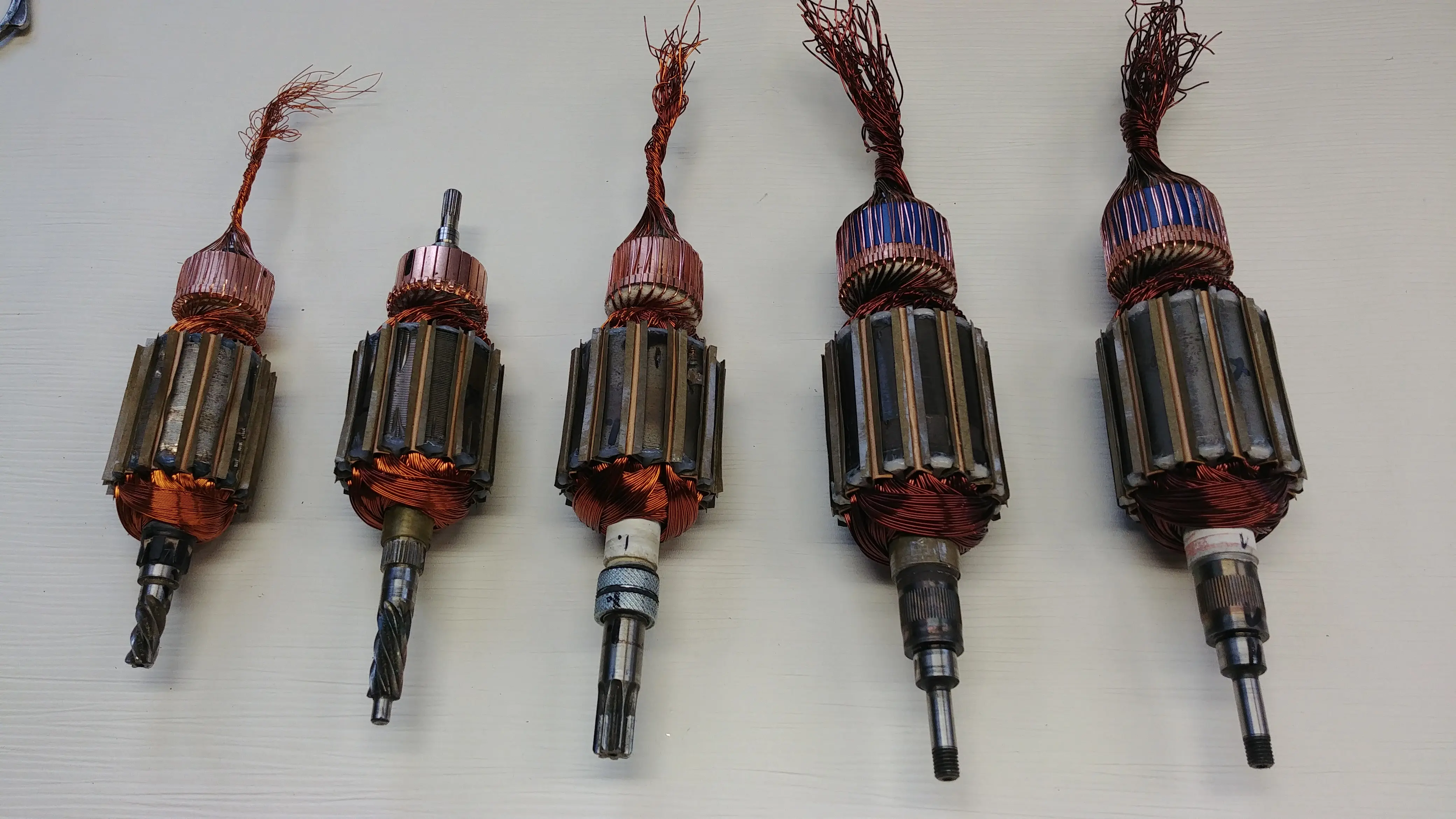 wirniki gotowe do lakierowania